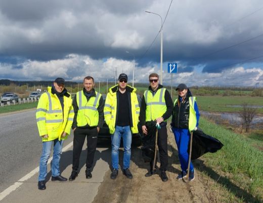20 апреля 2024 года сотрудники ГУ ТО «Тулаупрадор» приняли участие в субботнике