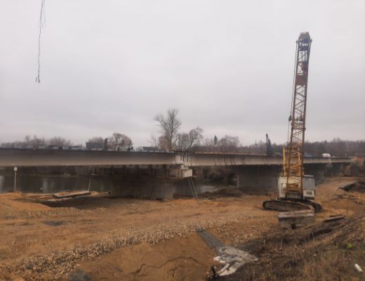 Реконструкция мостового перехода через р. Красивая Меча на км 78+200 автомобильной дороги Чернь - Медведки в Каменском районе Тульской области