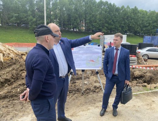 В Туле началось строительство дороги к многофункциональному спортивному центру «Тула-Арена»