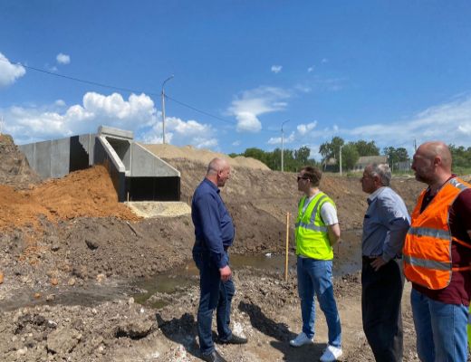 Состоялось совещание по объекту: «Реконструкция искусственного сооружения на км 1+762 автоподъезда к населенному пункту Октябрьский от автодороги Арсеньево - Горбачево Арсеньевском районе Тульской области»