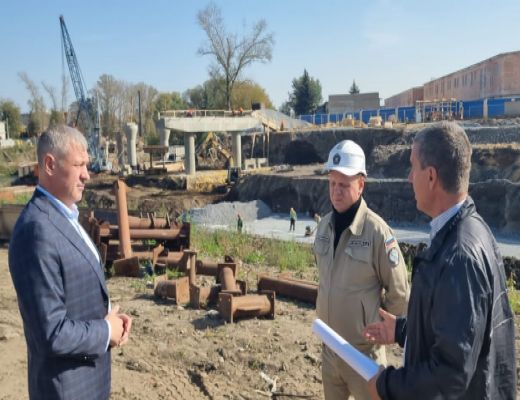 Состоялось совещание по объекту «Строительство автодорожного мостового перехода через реку Упу, в т.ч. ПИР».