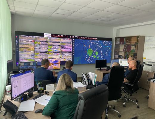 Участник программы «Герой 71» познакомился с работой «интеллектуальной транспортной системы Тульской городской агломерации»