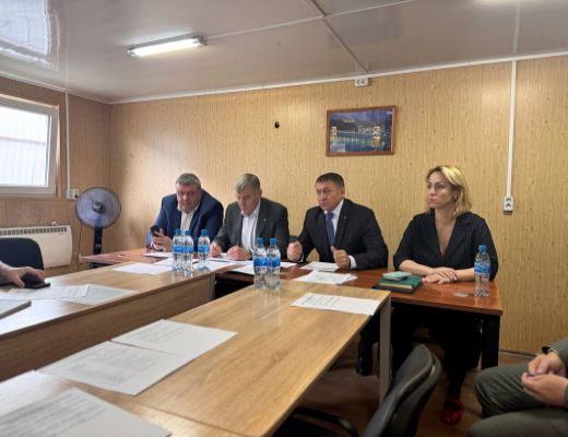 Заседание штаба по контролю за выполнением работ по реконструкции Орловского путепровода