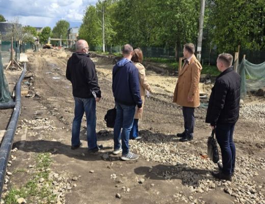 Состоялось выездное совещание по вопросам выполнения работ по объекту «Капитальный ремонт ул. Советской (от ул. Карла Маркса до ул. Пролетарской) в  г. Белеве Тульской области»