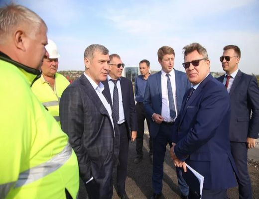 Заместитель руководителя Федерального дорожного агентства «Росавтодор» Евгений Носов посетил Восточный обход