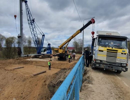 Производственное совещание на объекте: Реконструкция мостового перехода через р. Веженка 