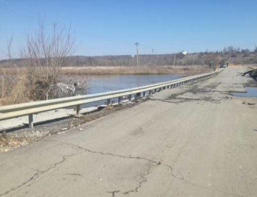 Закрытие дорожного движения по объекту «Реконструкция мостового перехода через р. Упа на км 5+429 автомобильной дороги «Тула – Ленинский» - Федоровка в Ленинском районе Тульской области.