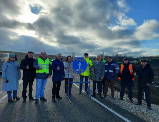 Открытие объекта «Строительство подъездной дороги к земельному участку с кадастровым номером 71:08:050101:863 от км 162+265 автомобильной дороги «Рязань – Ряжск – Александр Невский – Данков – Ефремов» в МО г. Ефремов Тульской области»