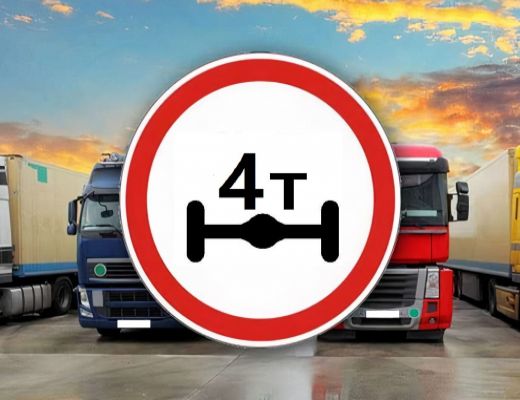 Весеннее ограничение движения в период с 01.04.2025 по 30.04.2025