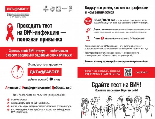 Профилактика ВИЧ-инфекции на рабочих местах и недопущению дискриминации и стигматизации в отношении работников, живущих с ВИЧ