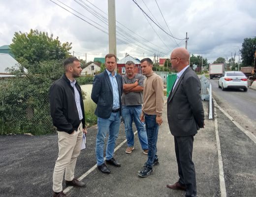 Реконструкция моста через ручей в Ленинском районе