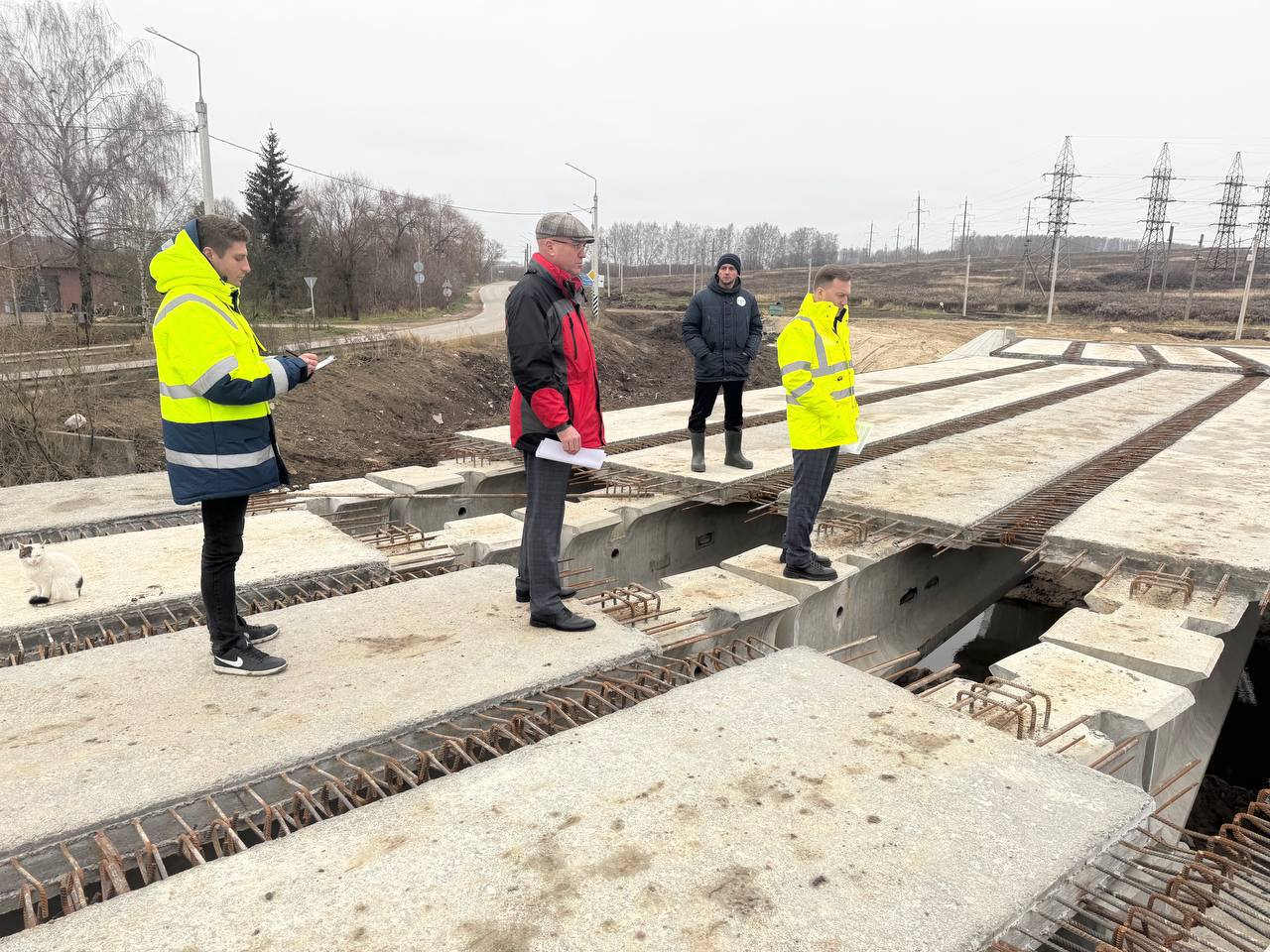 Реконструкция моста через реку Нюховка