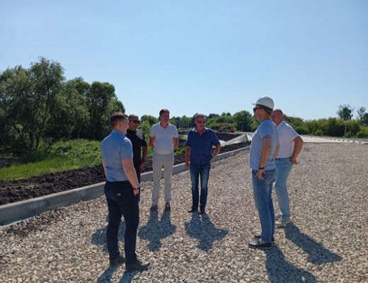 Состоялось выездное совещание по вопросам реконструкции мостового перехода через р. Турдей на км 6+100 автомобильной дороги Турдей-Кресты  в Воловском районе Тульской области